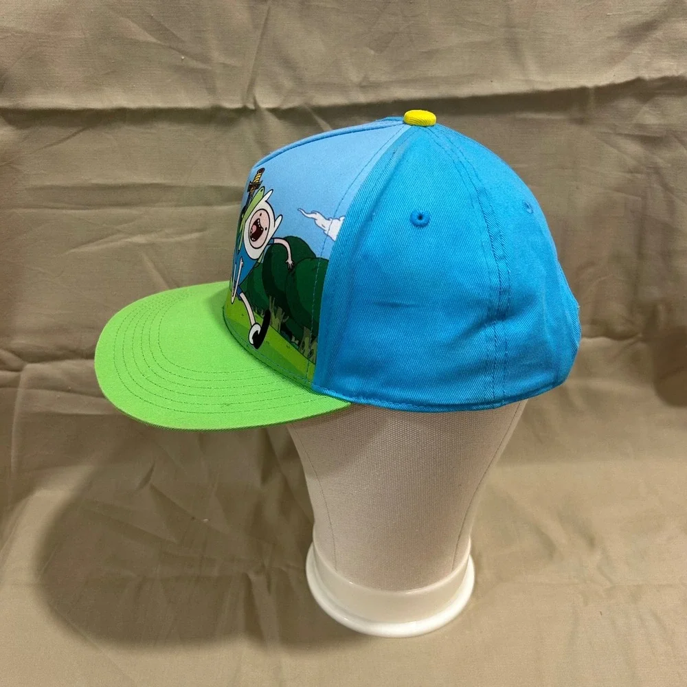 Adventure Time Cartoon‎ Network Finn & Jake Green Brim Snapback Hat